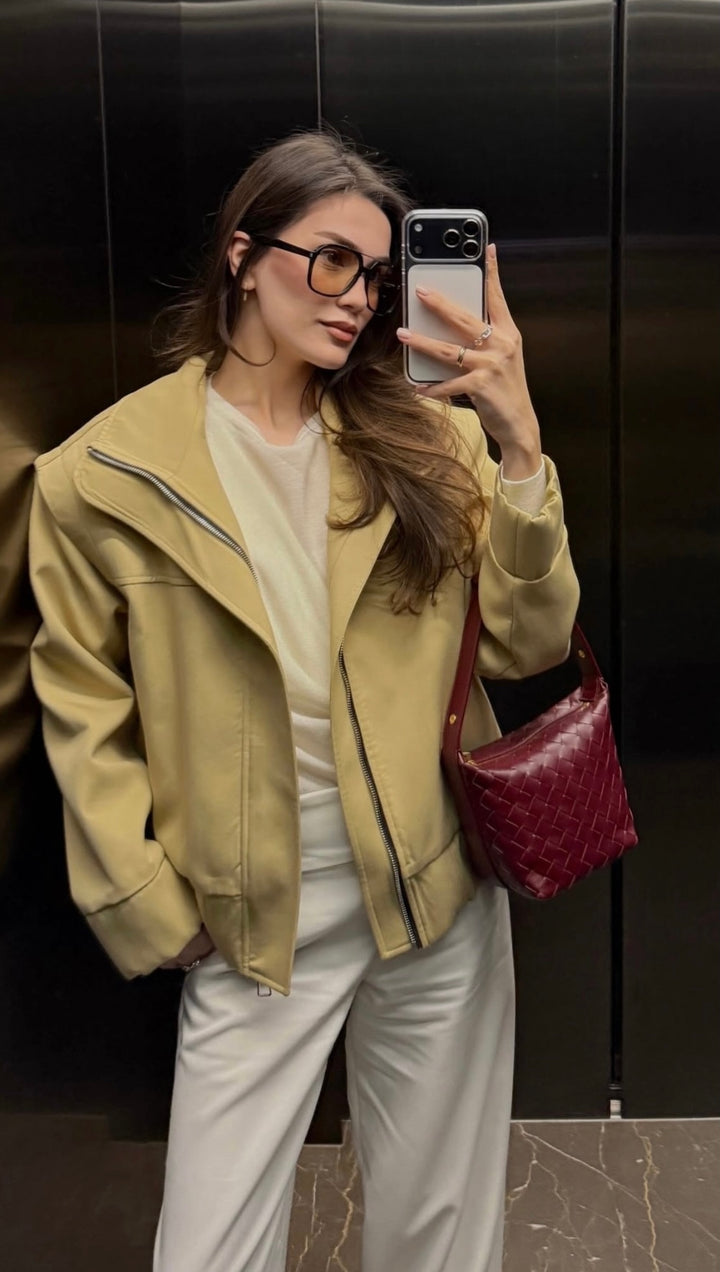 SELINA Dik Yaka Bomber Ceket