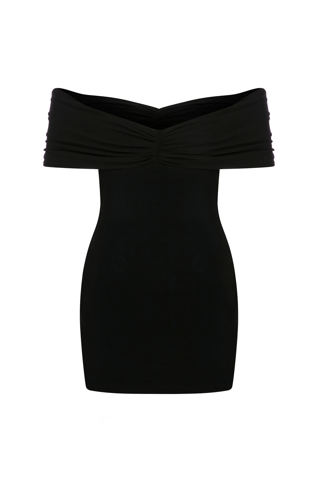 ALESSA Black Mini Dress
