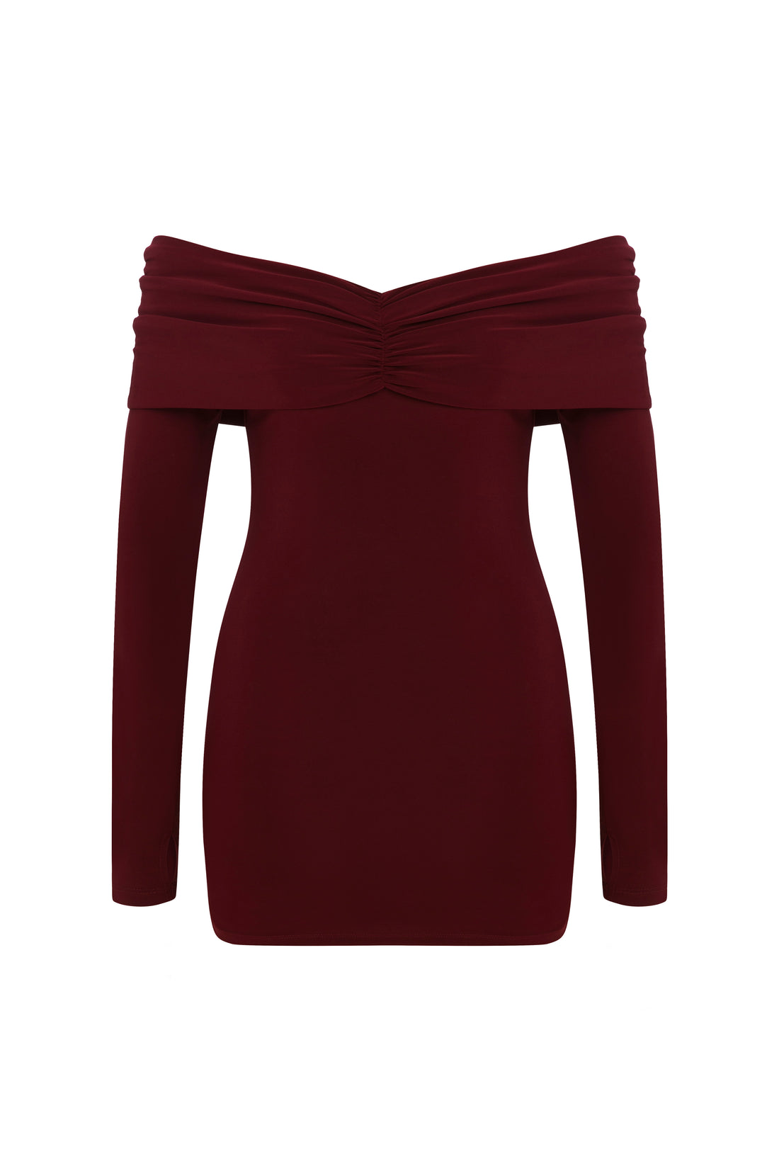 GIGI Burgundy Mini Dress