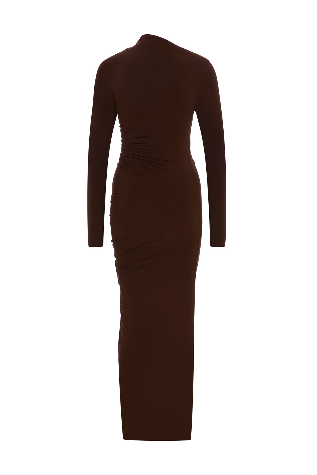 NAOMI Dark Brown Maxi Dress