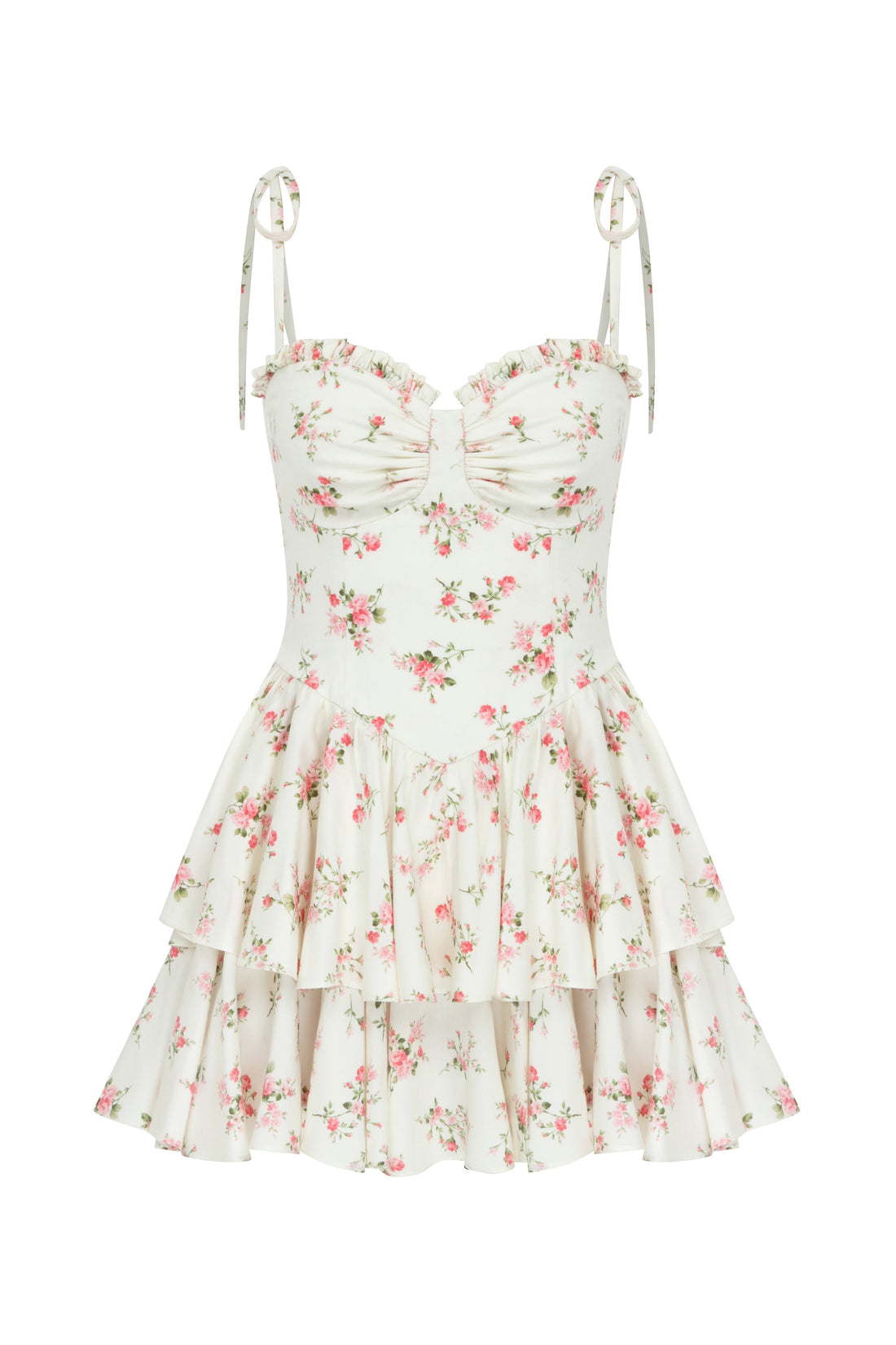 Flower Bombshell Mini Dress