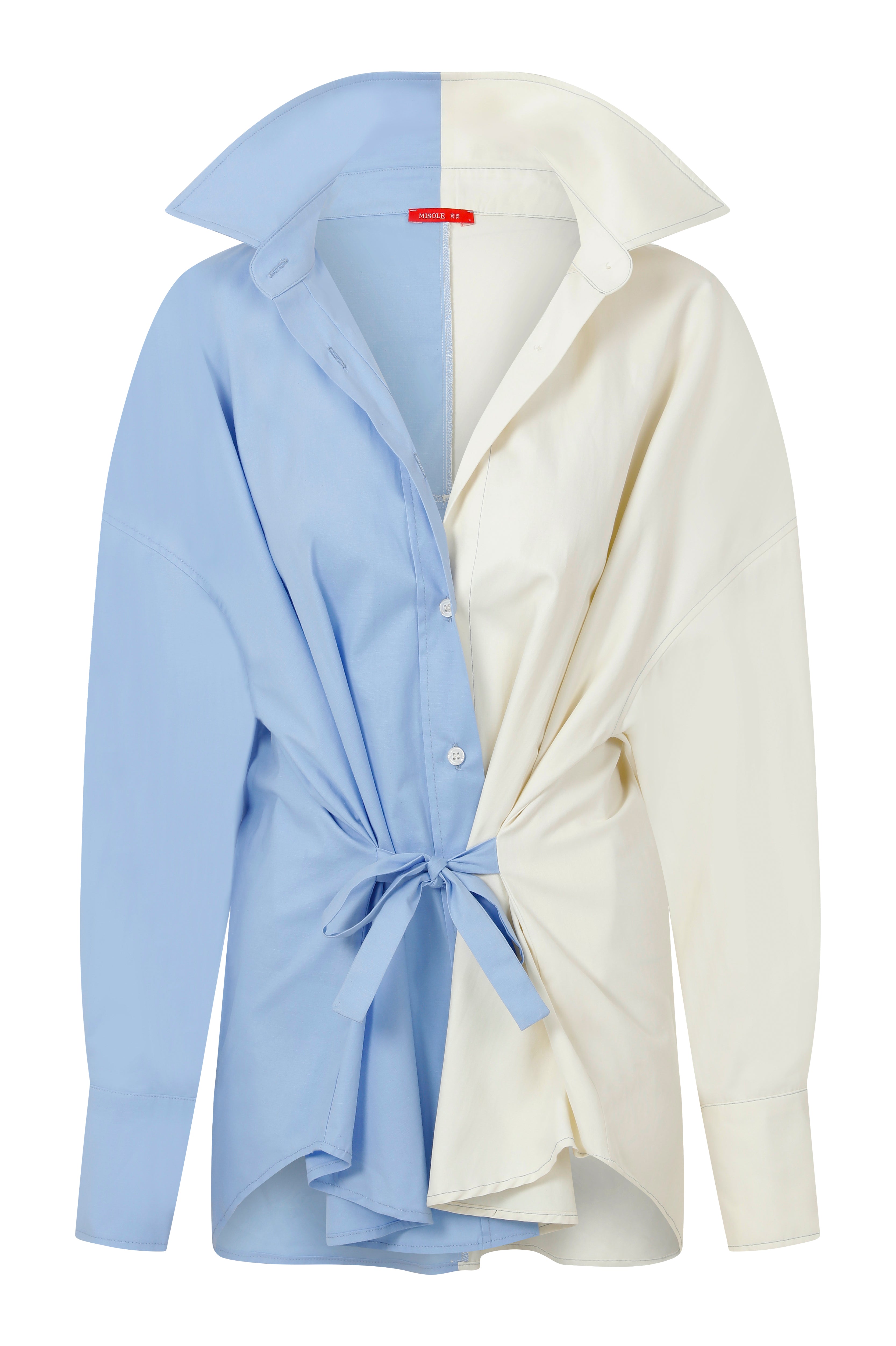 KAILEY BLUE SHIRT DRESS