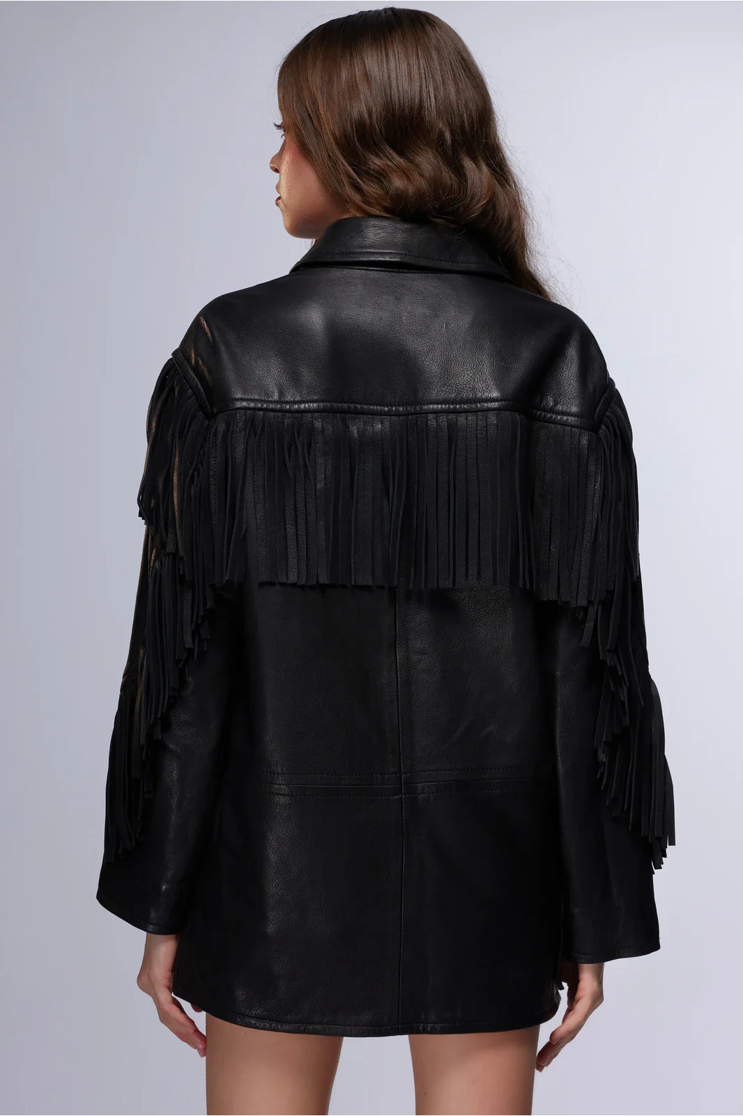 Le Spectacle - Püsküllü Vegan Deri Ceket