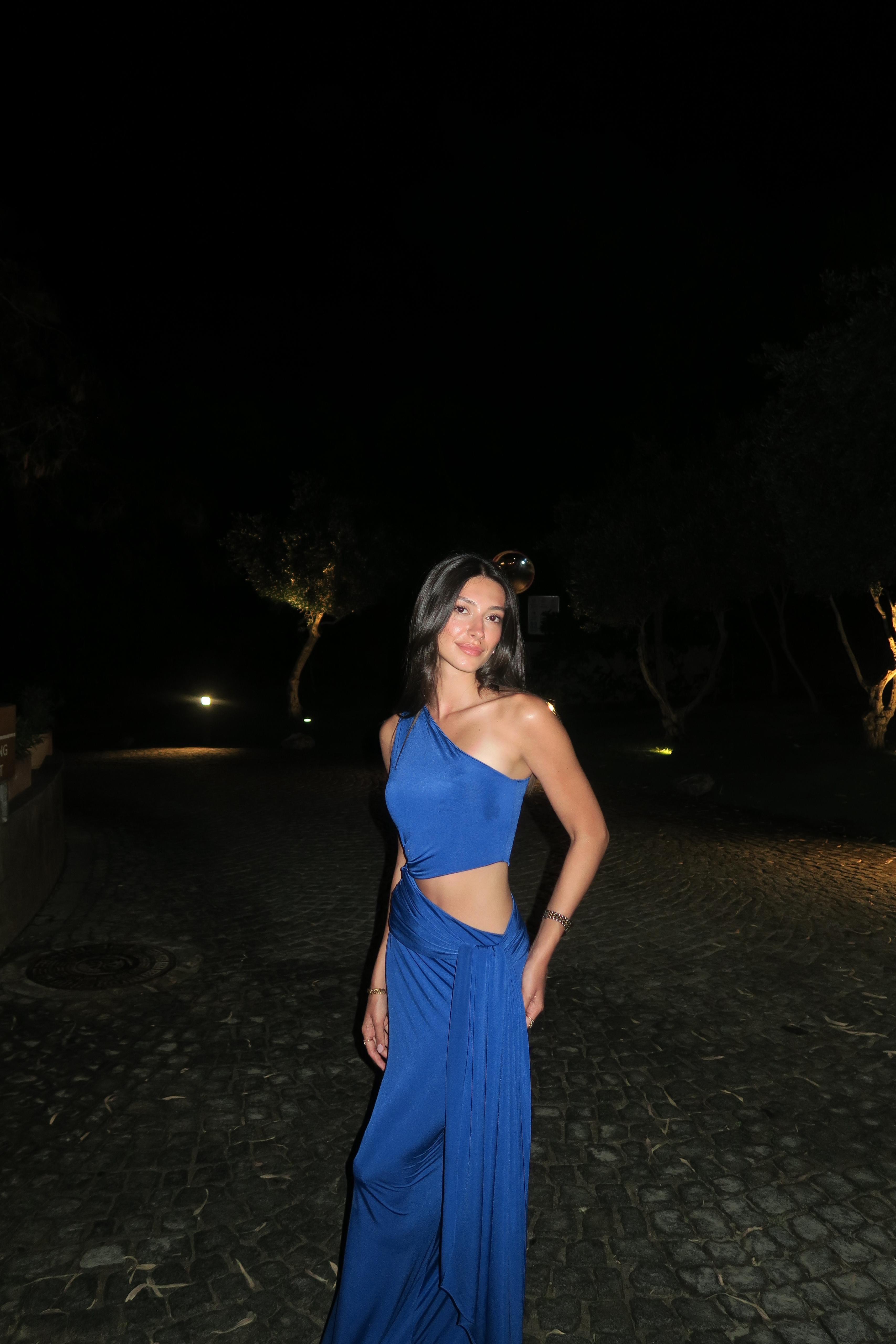 Daphne Marine Dress