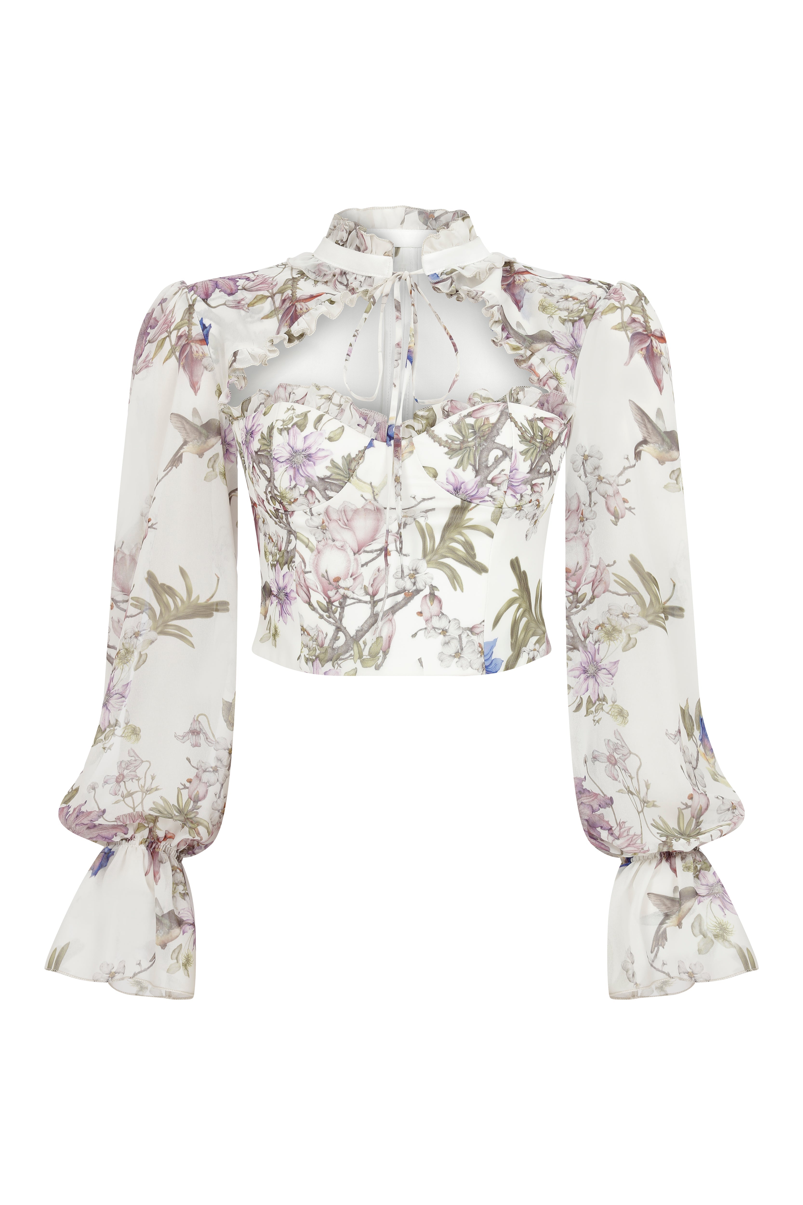 FLORAL LONG SLEEVE TOP