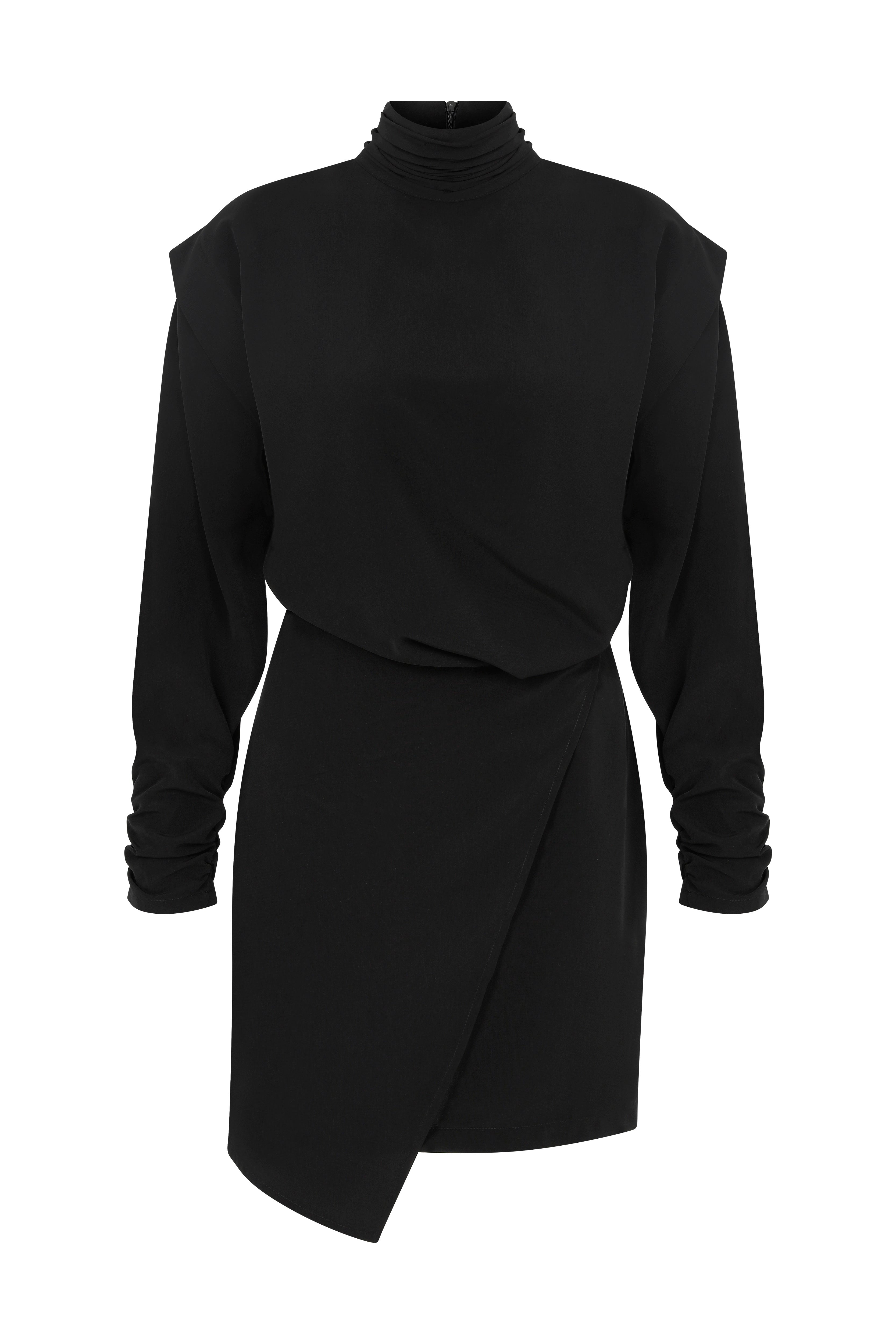 Diva Long Sleeve Crewneck Dress